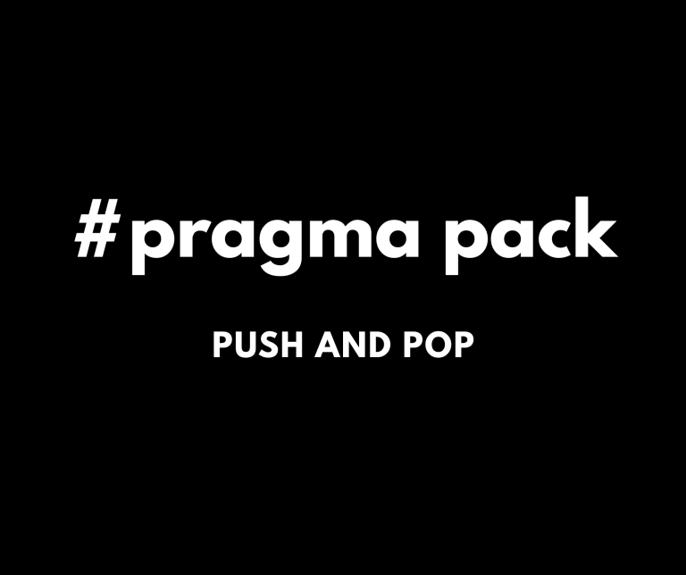 #pragma pack push pop